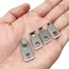 10pcs Heavy Duty Hanger 304 Stainless Steel Wall Mounted Mini