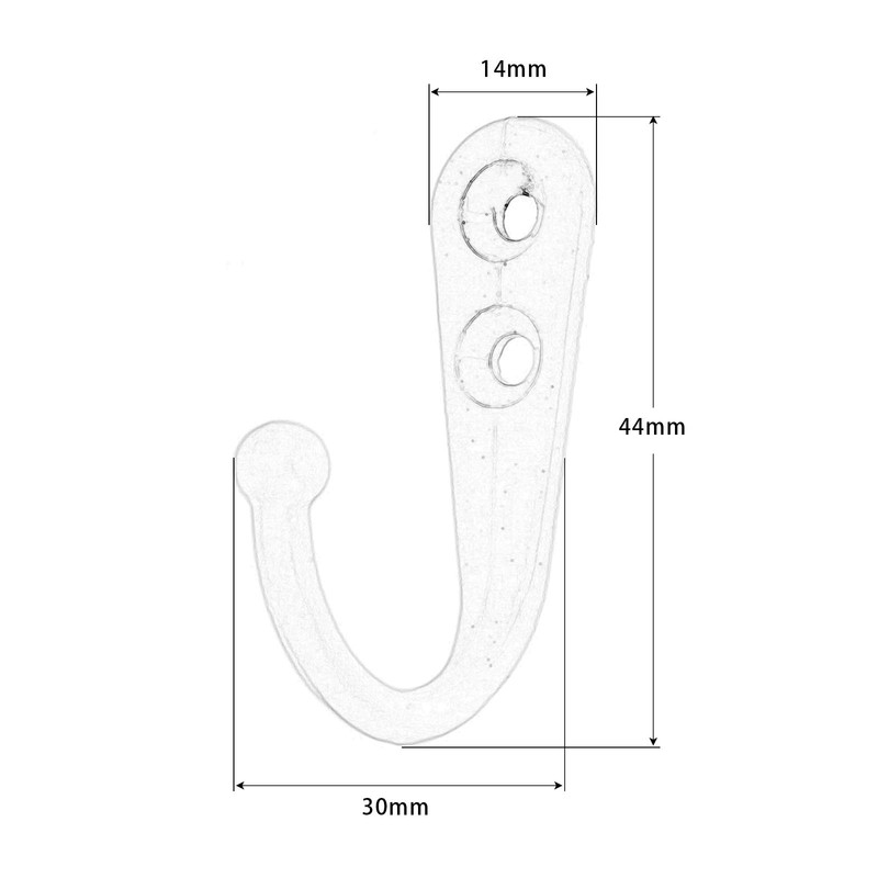 Yetaha Antique Wall Hanging Hooks, High Load Capacity, Key Coat