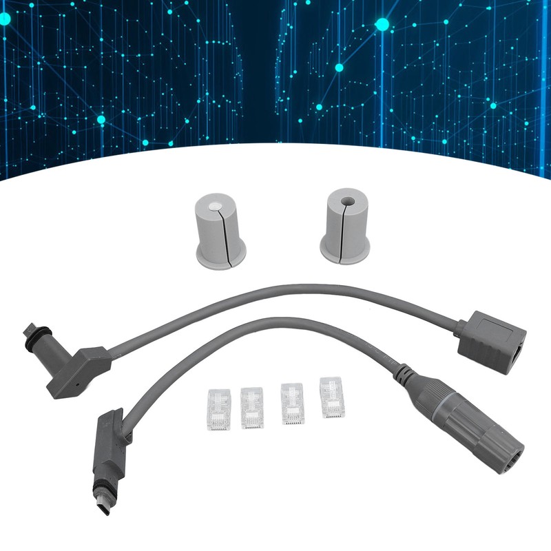 SPX Plug to RJ45 Adapter 1200Mbps Waterproof SPX to RJ45