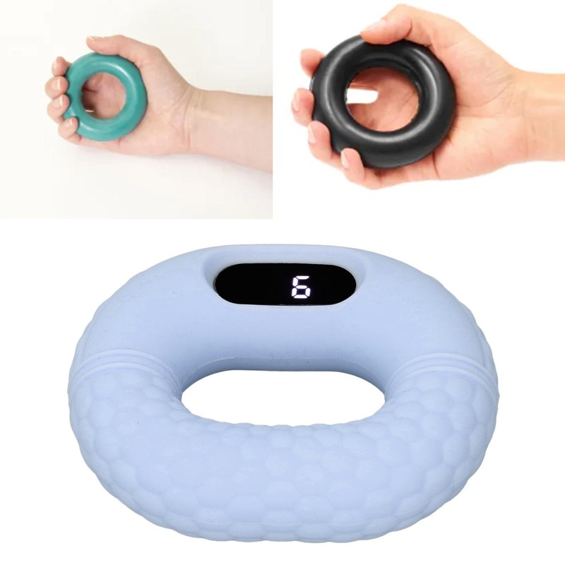 Silicone Hand Grip Strengthener Muscle Training Adjustable Strength Hand Strengthener