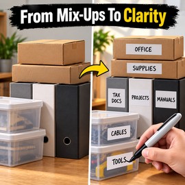 Fine Point Permanent Markers – Durable Long-Lasting Ink Pens for Classroom, Office, Crafts & Labeling
