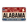 Squiddy Welcome to Alabama - Vinyl Sticker Decal for Phone, Laptop, Water Bottle (4" Wide)