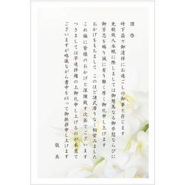 Funeral Postcards 10 Pieces Private Postcards for Mournings Inkjet Compatible (S-KR302 Phalaenopsis Orchid) Funeral Thank You Postcards