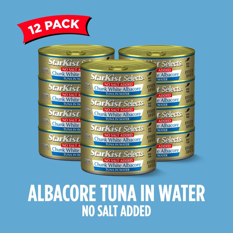 StarKist Selects No Salt Added Chunk White Albacore Tuna in