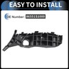 INFINAUTO Bumper Support Bracket, Left Side Front Bumper Retainer Bracket