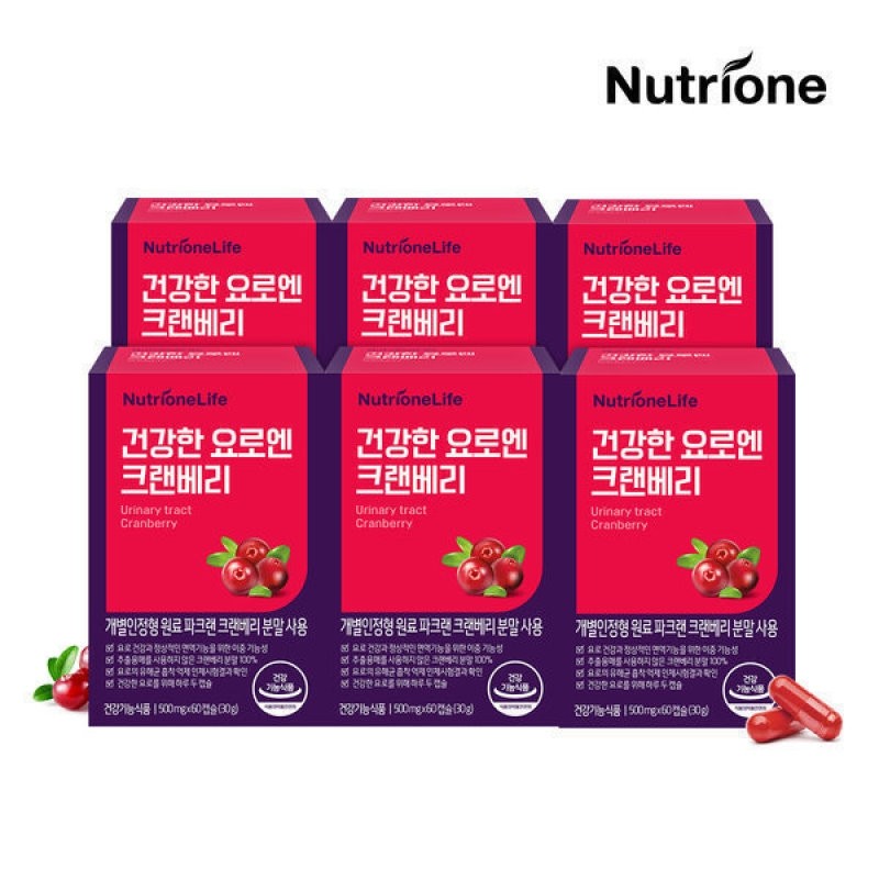 Nutrione Healthy Uroen Cranberry (6-Month Supply) / 뉴트리원 건강한 요로엔