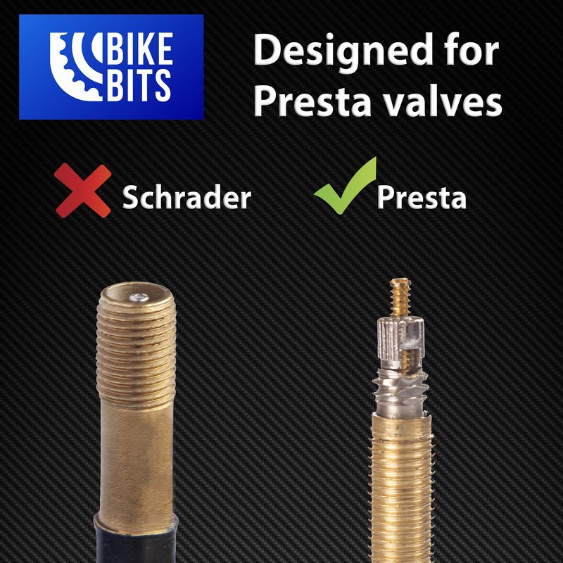 Bike Bits Presta Valve Caps - Anodized Aluminum - Use