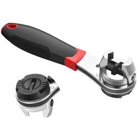 MLYNZXJSY Adjustable Ratchet Wrench Metal Heavy Duty Socket Wrench 6-22cm Ergonomic Non-slip Portable Labor Saving for Repairing Car Motorcycle Bicycle