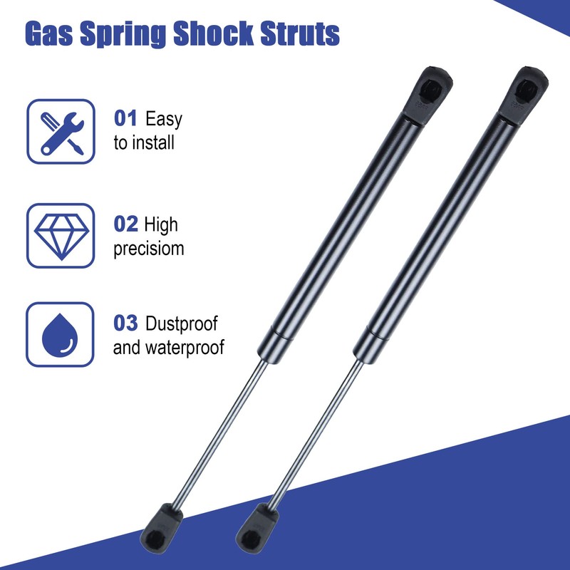 Hurotoms 13" 30Lbs/133N Replacement Gas Struts for Snugtop ARE ATC