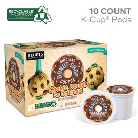 The Original Donut Shop Cookie Dough So Delicious Coffee, Single-Serve Keurig K-Cup Pods, 60 Count