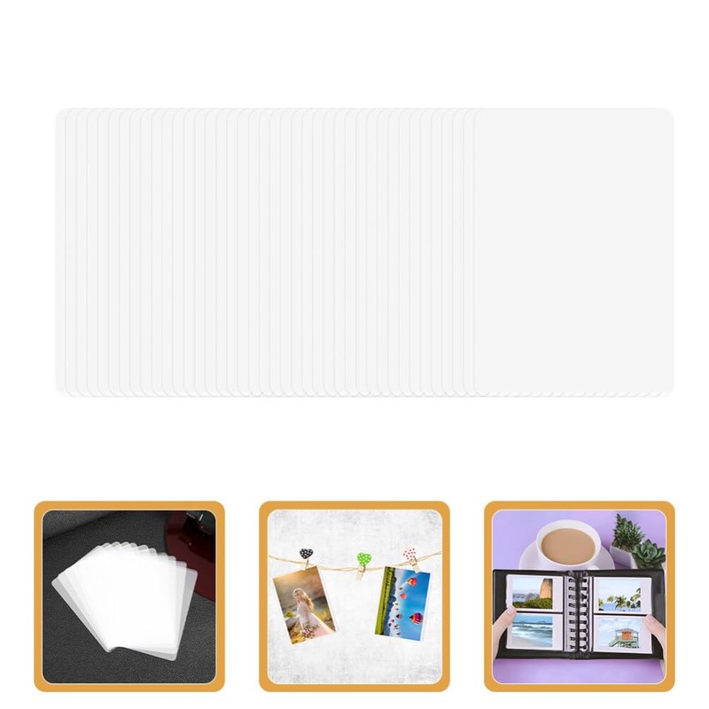 COHEALI Self Laminating Sheets 100pcs Cold Laminating Pouches Waterproof for