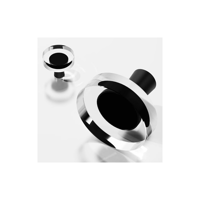 Black Matte Kitchen Cabinet Drawer Knobs 4 Crystal Brushed Cabinets