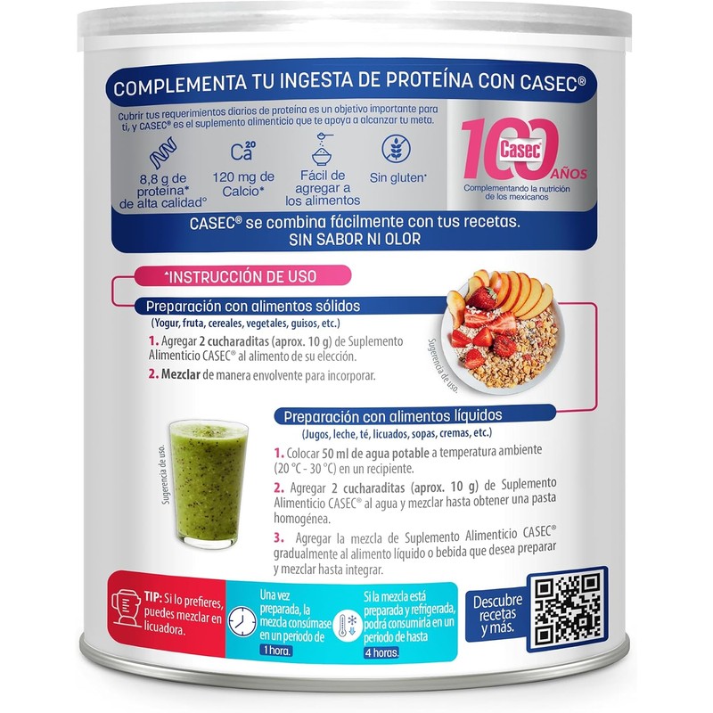 Suplemento Alimenticio, CASEC®, 300g