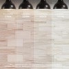 Vamos Tile 100-Piece Glossy Wooden Marble Grain Peel and Stick