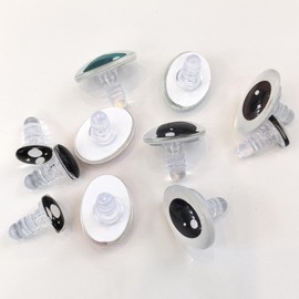 14PCS Safety Eyes for Stuffed Animal Doll Making with Washer Amigurumi Eye for Crochet Craft Doll Eyes Stuffed Crochet for Crafts Decorations