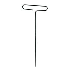 BONDHUS Loop T Handle, Standard (No Rubber) 0.1 inch (2 mm), Total Length: 6.8 inches (172 mm), Shaft Length: 6.0 inches (152 mm), Handle Length: 2.8 inches (70 mm); Black Dyed No. 15452