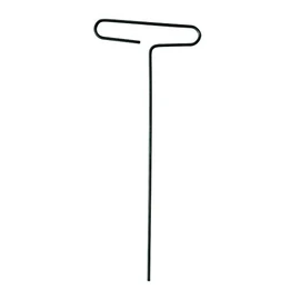 BONDHUS Loop T Handle, Standard (No Rubber) 0.1 inch (2 mm), Total Length: 6.8 inches (172 mm), Shaft Length: 6.0 inches (152 mm), Handle Length: 2.8 inches (70 mm); Black Dyed No. 15452