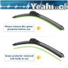 Yeahmol Front Rear Wiper Blades Fit For Toyota Land Cruiser