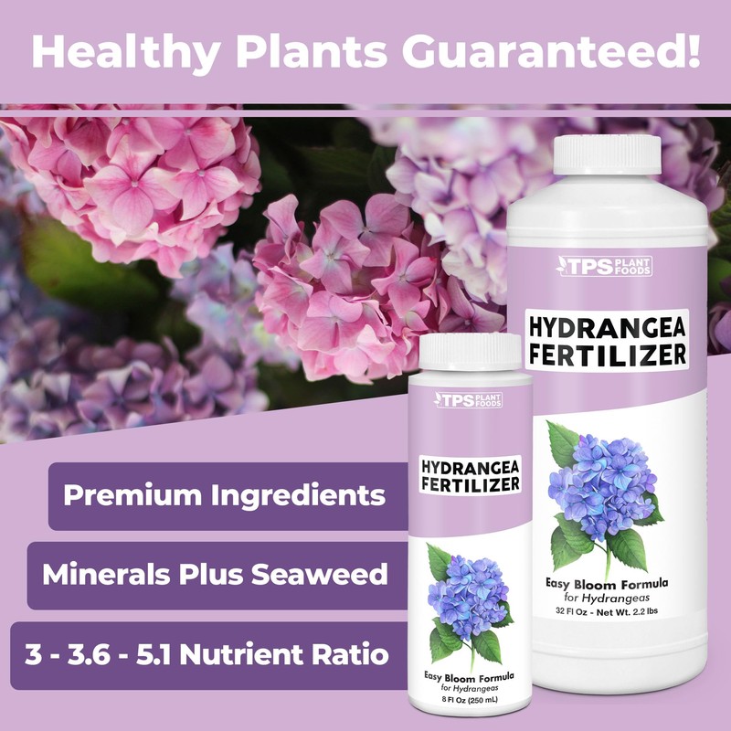 Hydrangea Fertilizer for Acid Loving Plants, Liquid Plant Food 8