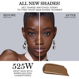 Lancôme Teint Idole Ultra Wear Buildable Full Coverage Foundation - Longwear & Waterproof - Natural Matte Finish - 525W (Deep Skin with Warm/Golden Undertones), 1 Fl Oz