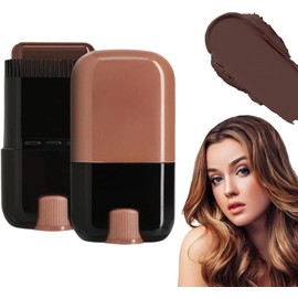 Tinte 2 en 1 con Peine – Retoque Rápido de Cabello Marrón