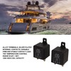 2 Sets 12V 120A Car Starter Relay 4 Pin High