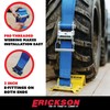 Erickson Wheel Chock Tie-Down Kit, 2 in x 7.5 ft,