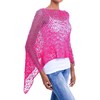 JOPHY & CO. 1511 Womens Knitted Mesh Poncho Crochet Summer