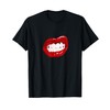 Women's mouth sexy red lips design T-Shirt
