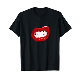 Women's mouth sexy red lips design T-Shirt