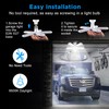 Kofarrten LED Garage Lights, Super Bright 8000 LM Garage Light