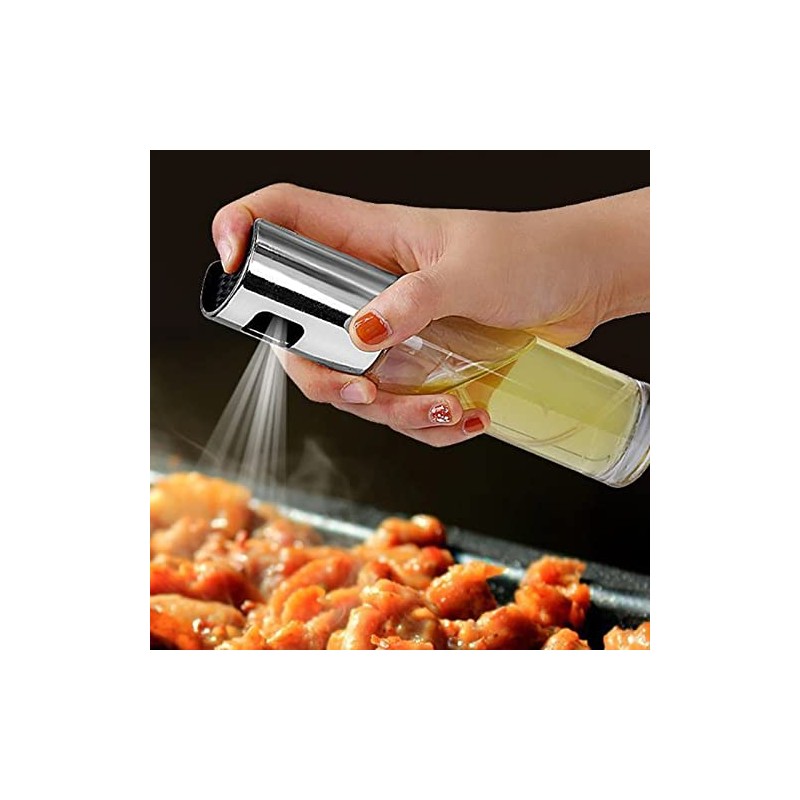 KOKSI Refillable Oil Sprayer Bottle for Cooking, Baking, BBQ, Salad,