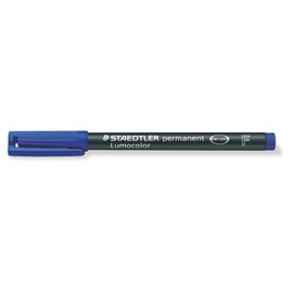 STAEDTLER 318-3 Lumocolor Universal Permanent Fine Pens - Blue, Pack of 10, box of 10 (318-3 VE)