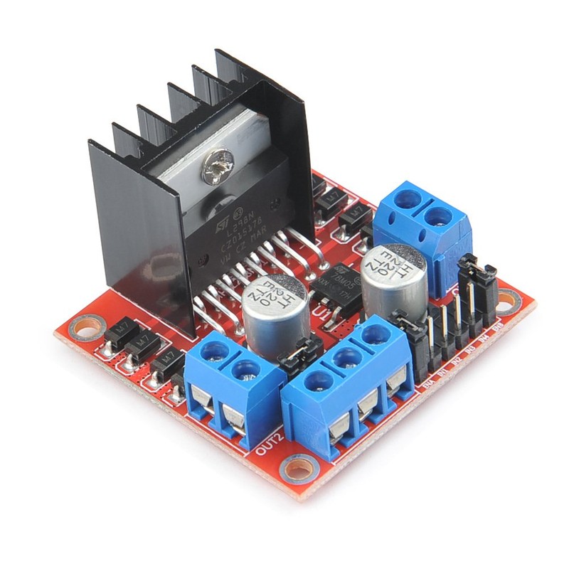 TIMESETL 5Pack L298N Motor Drive Controller Board DC Dual H-Bridge