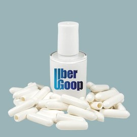 Uber Goop WHITE Dishwasher Rack Paint & Glue w/40 caps