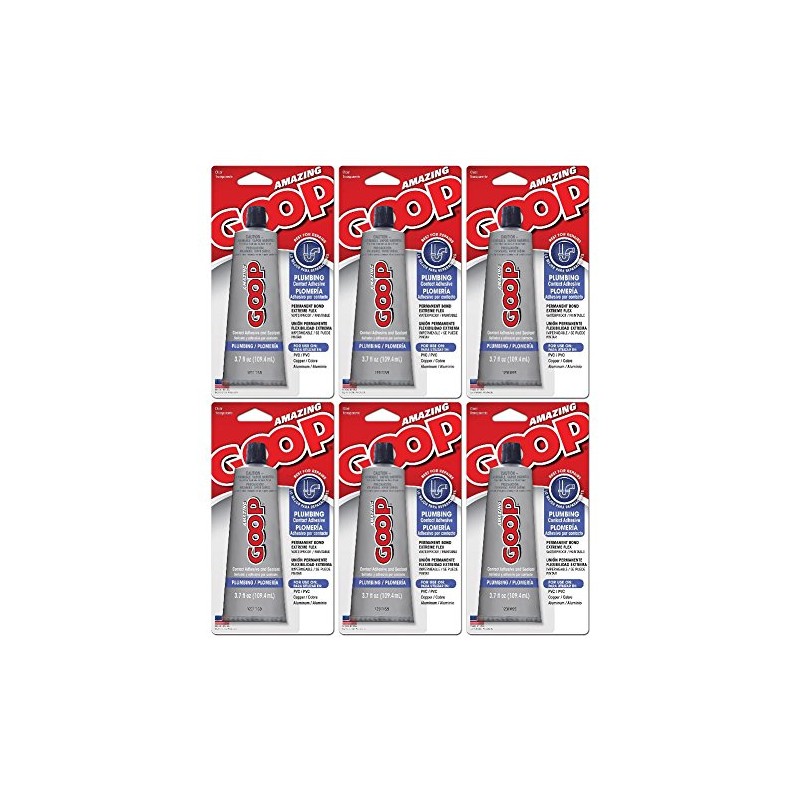 Amazing GOOP Plumbing 3.7oz Adhesive (Pack of 6)