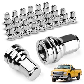 SIJUN 14x1.5 Lug Nuts M14x1.5 Lug Nuts Set for 2017-2024 Ford F250 F350 13/16" Hex M14-1.5 f250 Accessories,f350 Super Duty Accessories, Truck Nuts,HCPZ-1012-B HCPZ-1012-A,32PCS