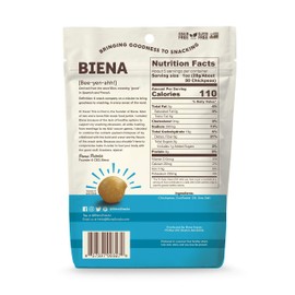 BIENA Chickpea Snacks, Sea Salt | Gluten Free | Vegan | Dairy Free | Plant Based Protein (Single 5 oz. Bag)