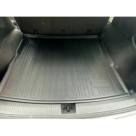 EACCESSORIES EA Cargo Liner – Trunk Mat for Volkswagen Tiguan 2018–2024 – Weather-Resistant Trunk Mats for Cars with Raised Lip – Non-Slip Car Tray Pad Boot – Laser Pre-Cut Design