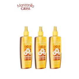 Locion Manzanilla Aclara Y Da Reflejos Al Cabello Grisi 3 Pz