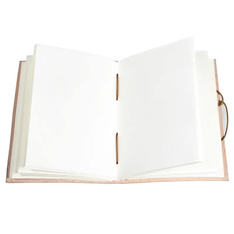 LivuX Elephant Notebook - A5 Sketchbook with Faux Leather Cover