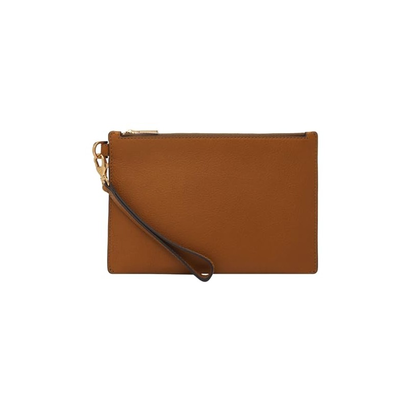 Fossil Women's Gift Wristlet, Saddle.