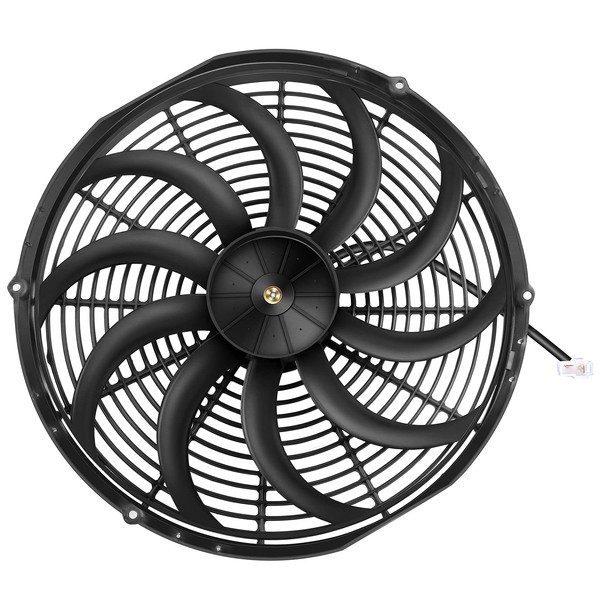 SCITOO 16" Inch Push Pull Electric Radiator Cooling Fan Assembly