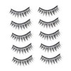 Baluue 5 Pairs Lashes Dense Eyelashes Women's Cosmetics Curly Long