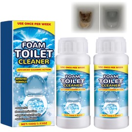 YeyiLidu 2PCS Foam Toilet Cleaner,New Powerful Foaming Toilet Bowl Cleaner,Foaming Bathroom Cleaner for Home,Instant Powerful Cleaner for Toilets Squatting Pans