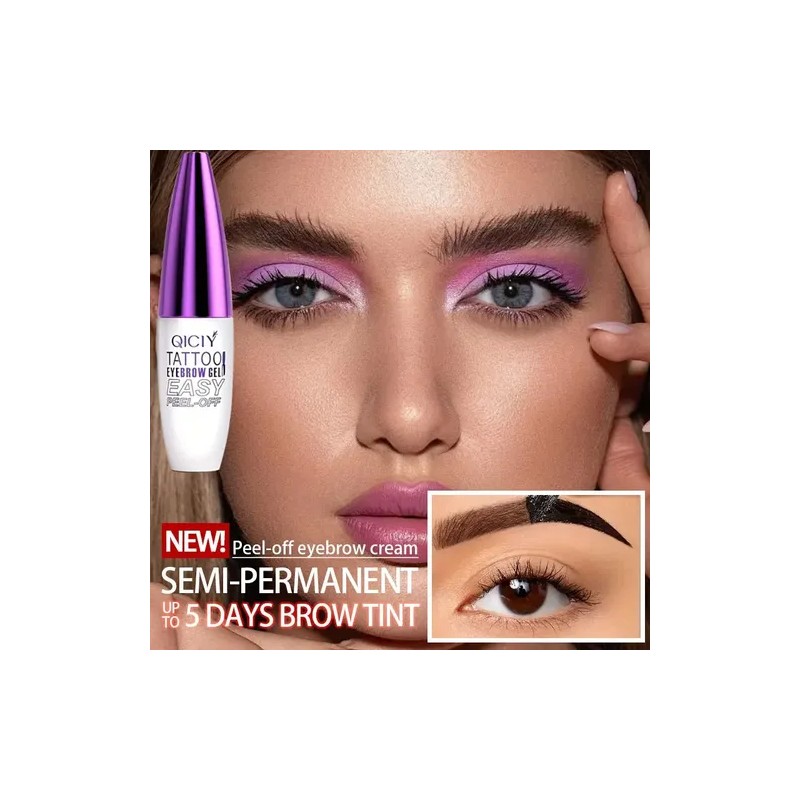 Qiciy Bálsamo Natural Grueso Para Cejas 4 Colores Naturales