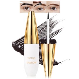 Erinde Tinte para Cejas de Pelado Fácil, Efecto Tatuaje Duradero, Impermeable y a Prueba de Sudor, Aplicador de Precisión, Acabado Mate, Color Natural que No Mancha la Piel,2#