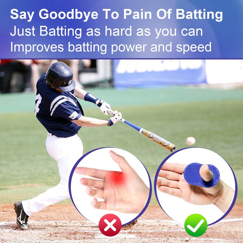 [2 Pack & 2 Size] Baseball Thumb Guard for Pro