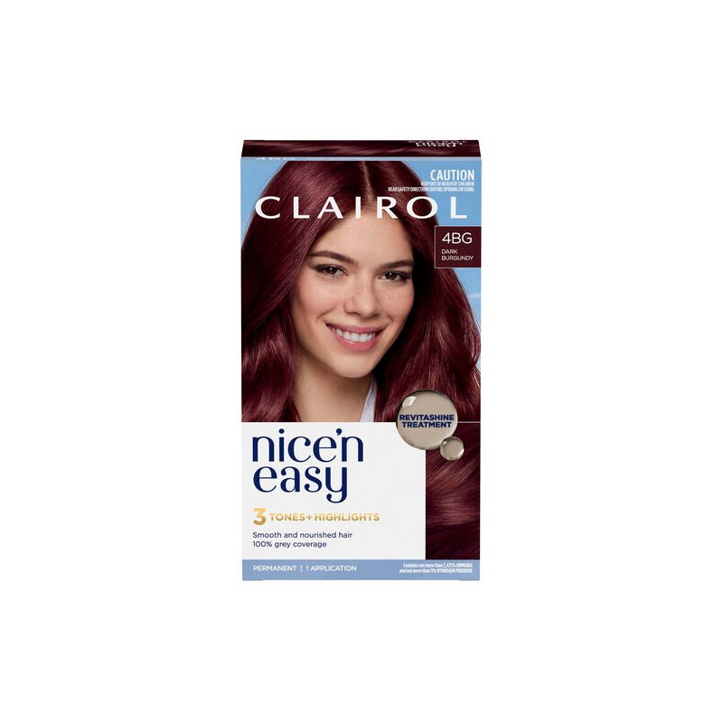 Clairol Nice 'N Easy 4BG Dark Burgundy