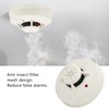 Smoke Alarm Battery Operated LED Indicator Quick Response Dustproof 360°